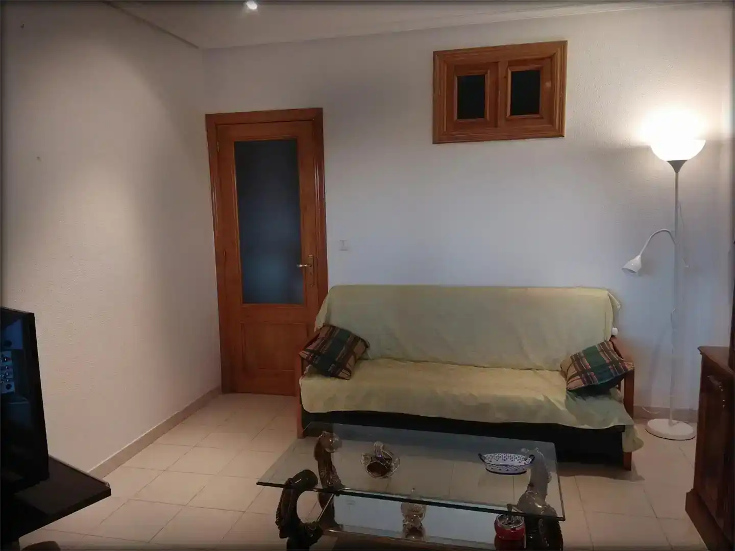 Sala de estar de Piso en venta en Verín con Parquet, Amueblado y Horno