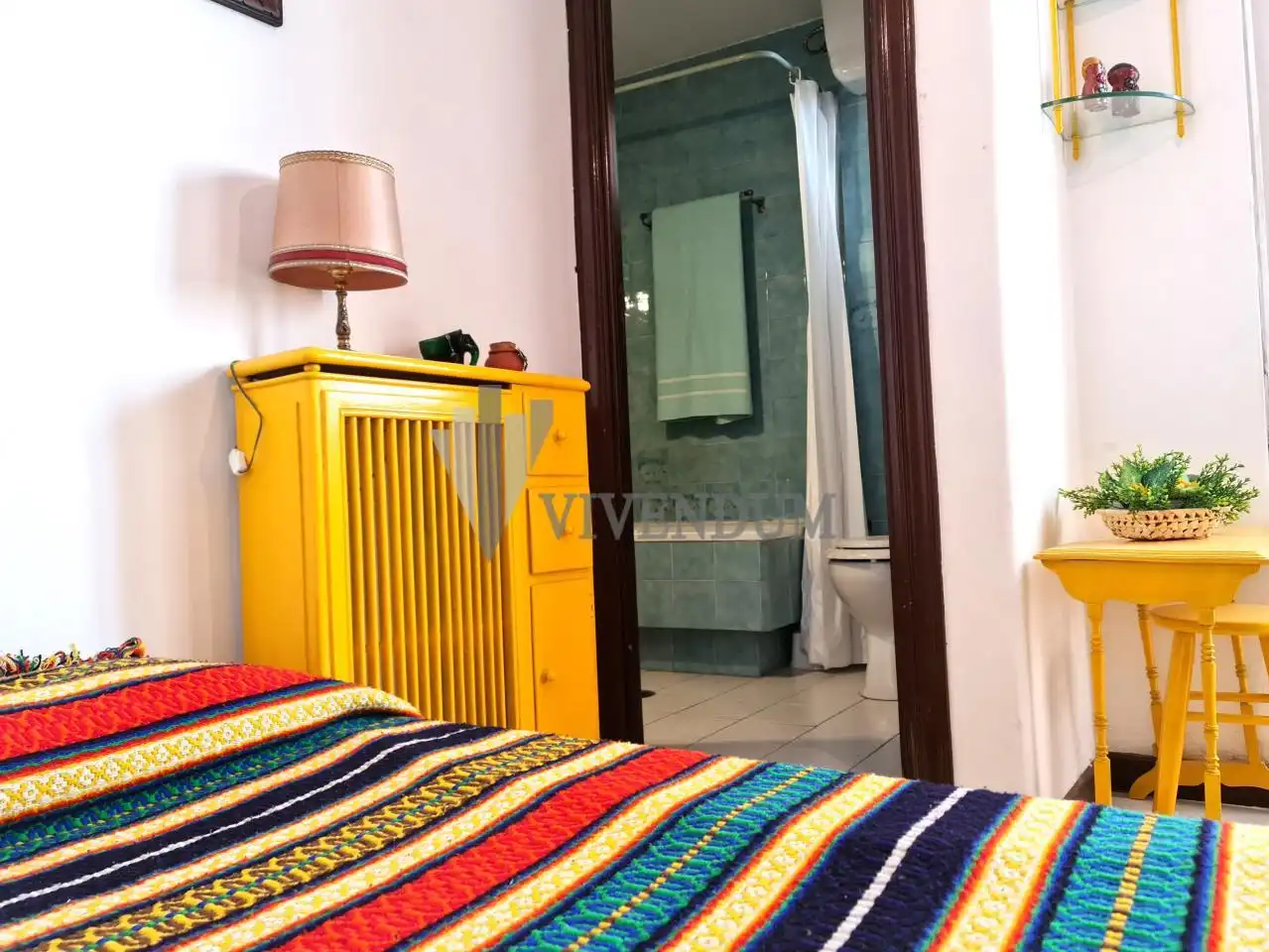 Bedroom of Flat for sale in Vigo   with Heating, Parquet flooring and Terrace