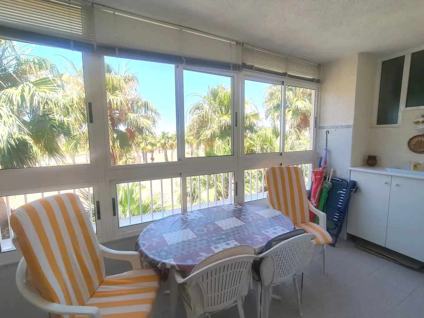 Terrasse von Wohnung zur Miete in Santa Pola mit Klimaanlage, Heizung und Terrasse