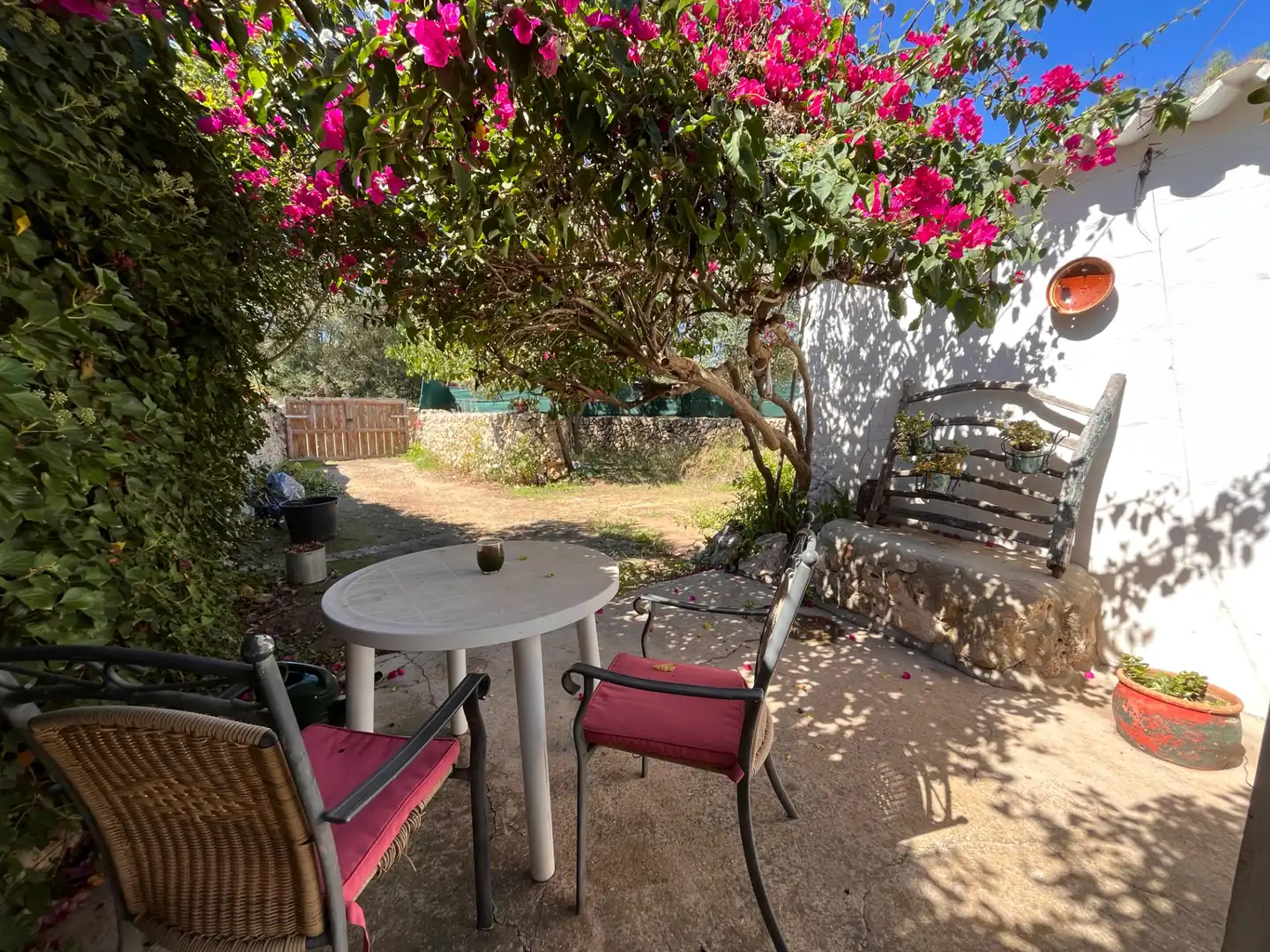 Terraza de Finca rústica en venta en Es Castell con Aire acondicionado, Calefacción y Jardín privado