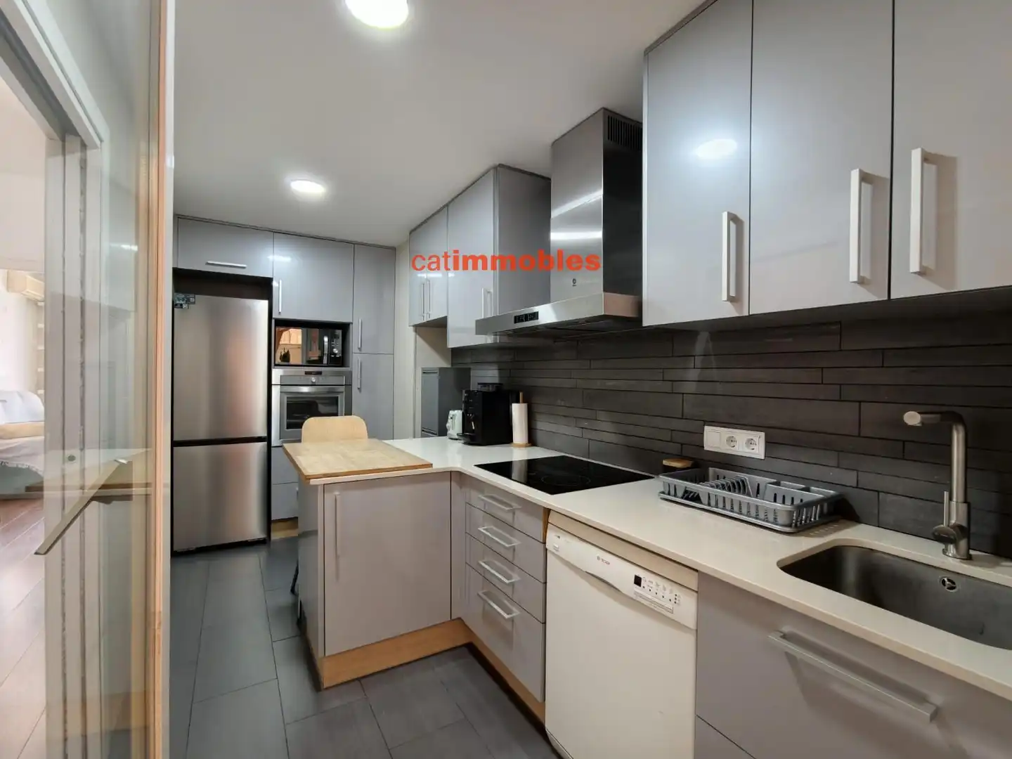 Kitchen of Duplexes for sale in Sant Cugat del Vallès  with Air Conditioner, Heating and Terrace