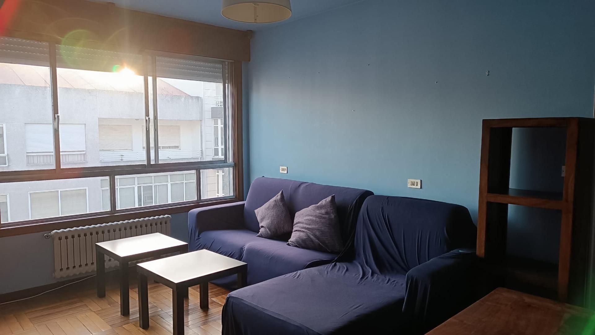 Sala d'estar de Apartament de lloguer en Vigo  amb Calefacció i Parquet