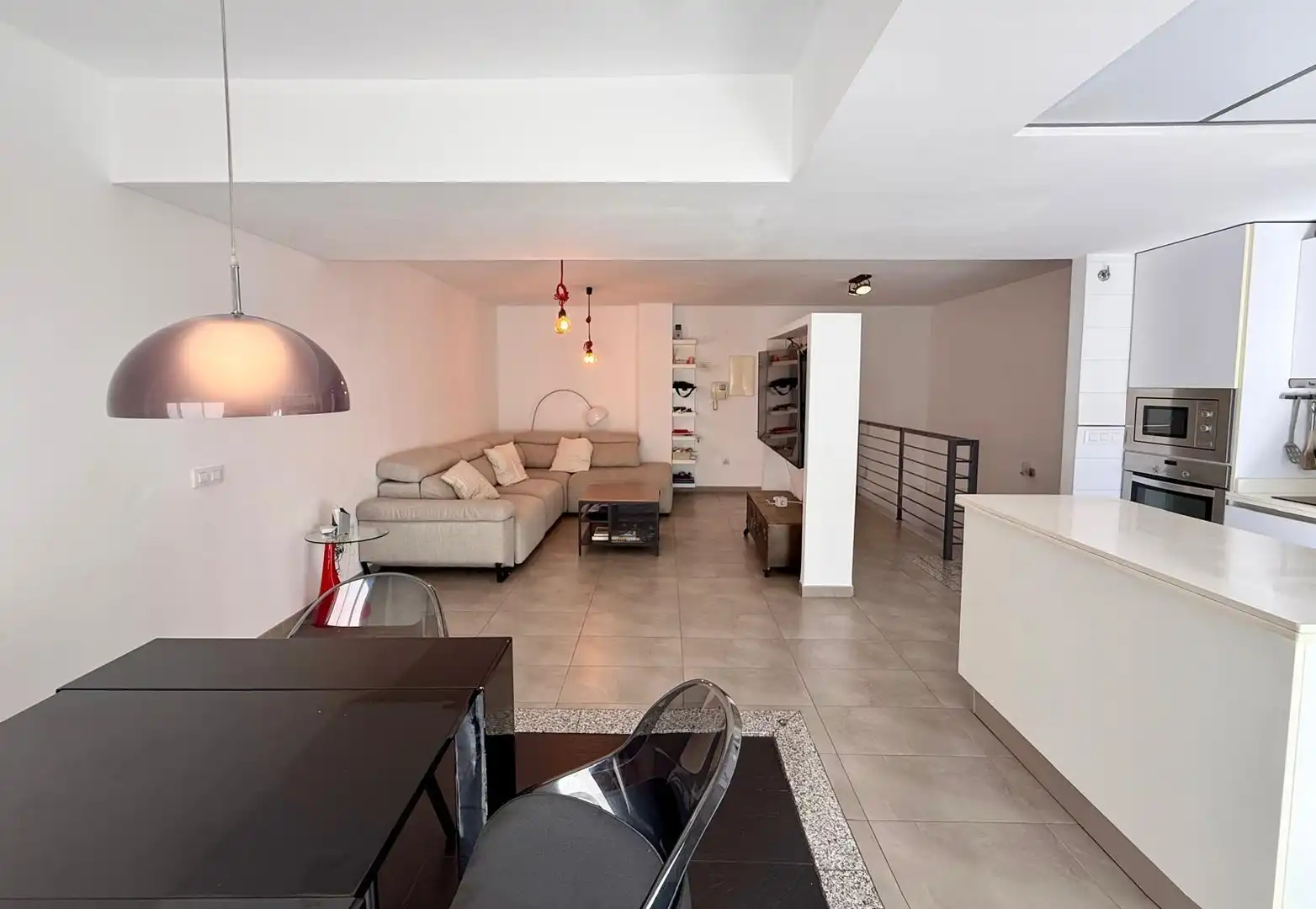 Living room of Duplexes for sale in Almería  with Air Conditioner, Terrace and Storage room