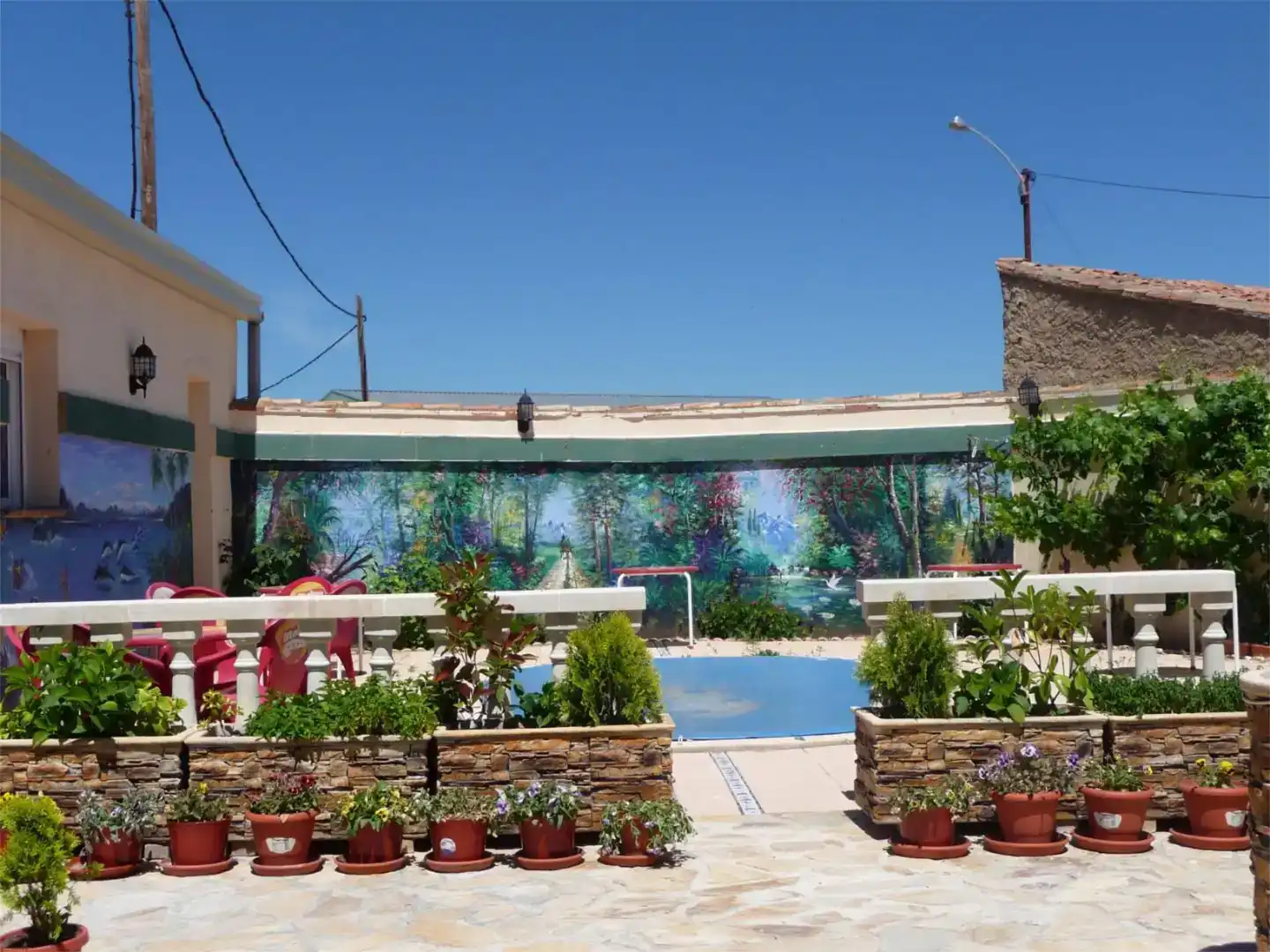 Piscina de Finca rústica en venda en La Vilueña amb Aire condicionat, Piscina i Balcó