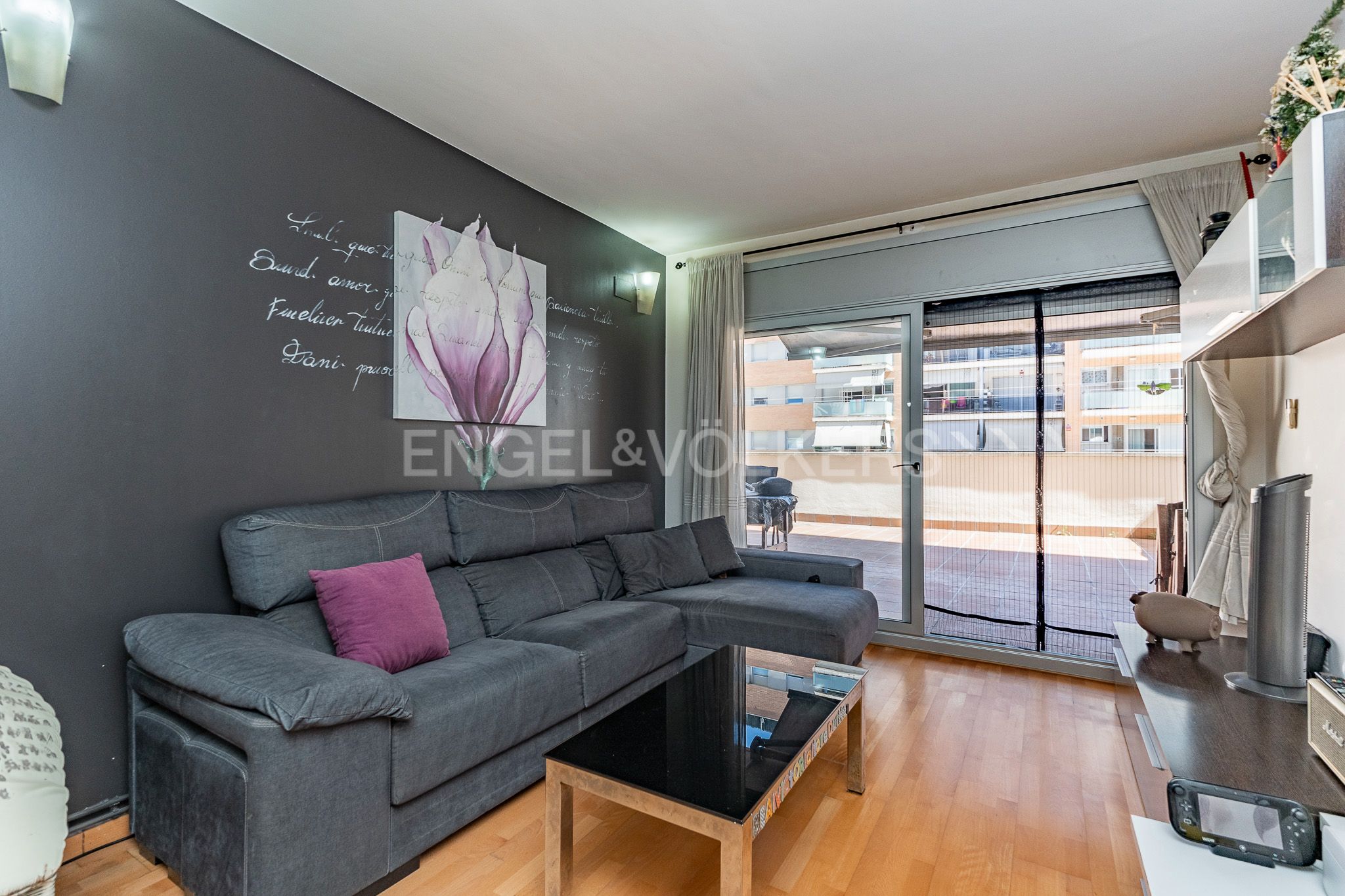 Sala d'estar de Apartament en venda en Montornès del Vallès amb Aire condicionat, Calefacció i Parquet