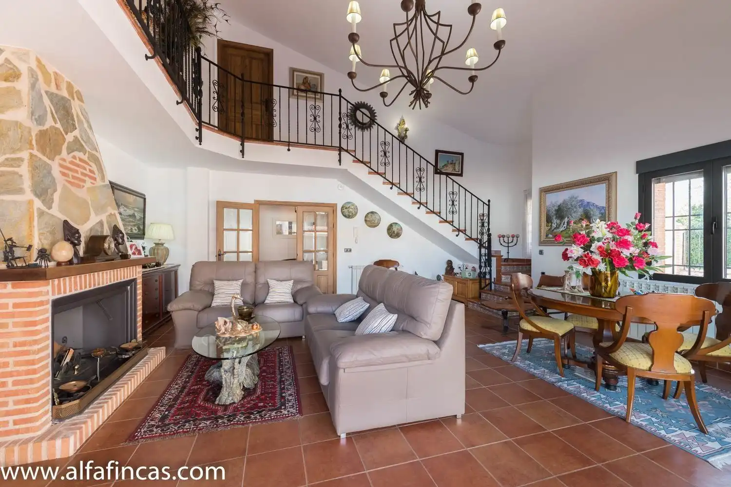 Sala de estar de Casa o chalet en venta en La Alberca de Záncara  con Jardín privado