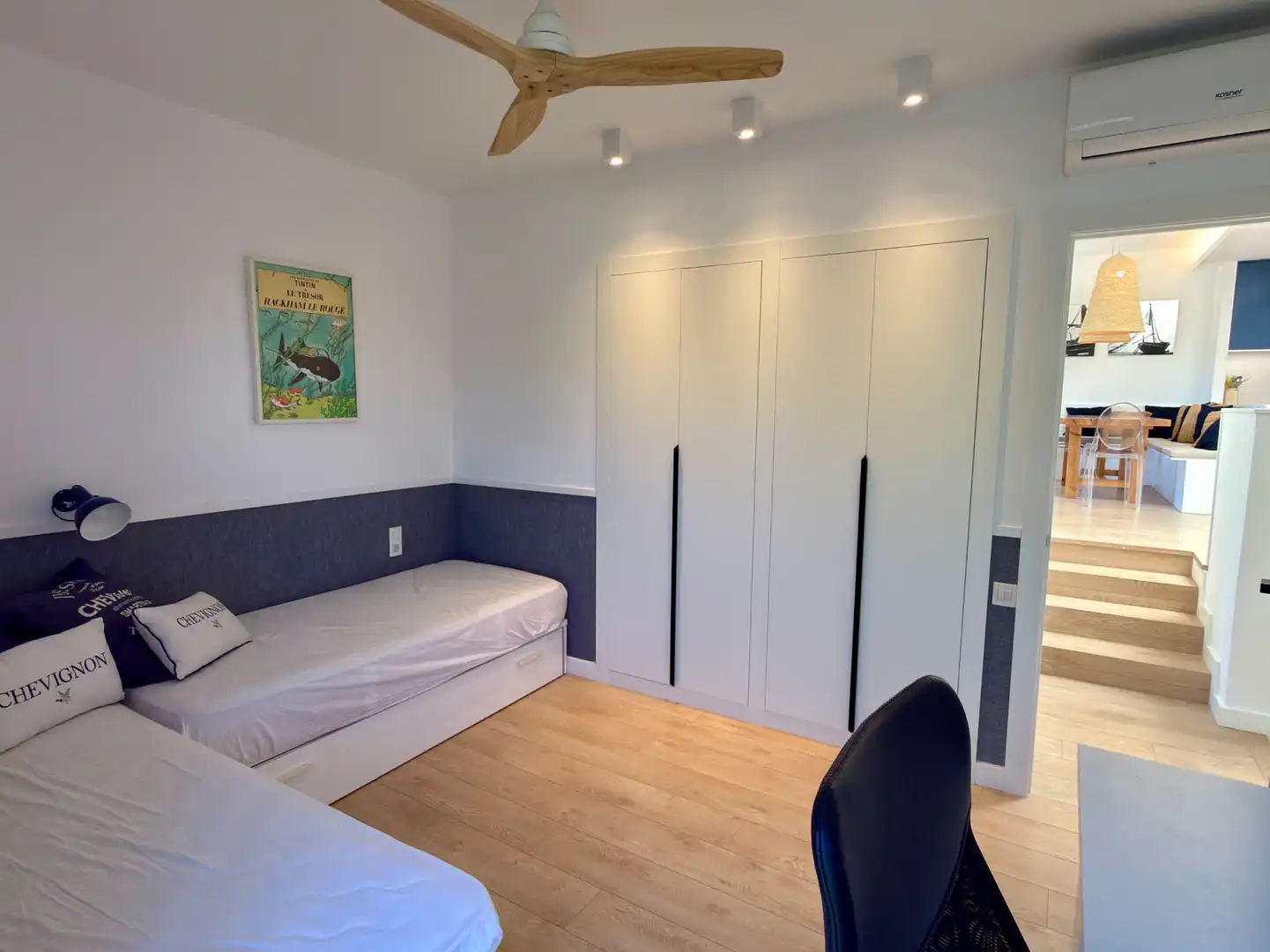 Schlafzimmer von Wohnungen zum Verkauf in Palafrugell mit Klimaanlage, Parkett und Abstellraum