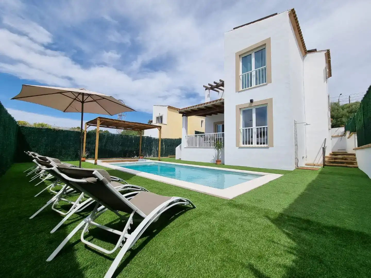 Schwimmbecken von Wohnung zum Verkauf in Manacor mit Klimaanlage, Privatgarten und Abstellraum