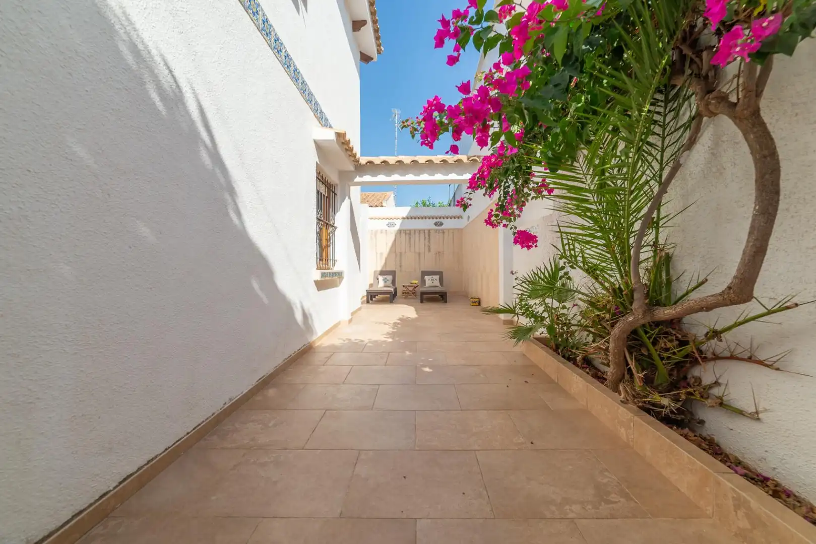 Terraza de Casa adosada en venta en San Javier con Aire acondicionado, Calefacción y Jardín privado