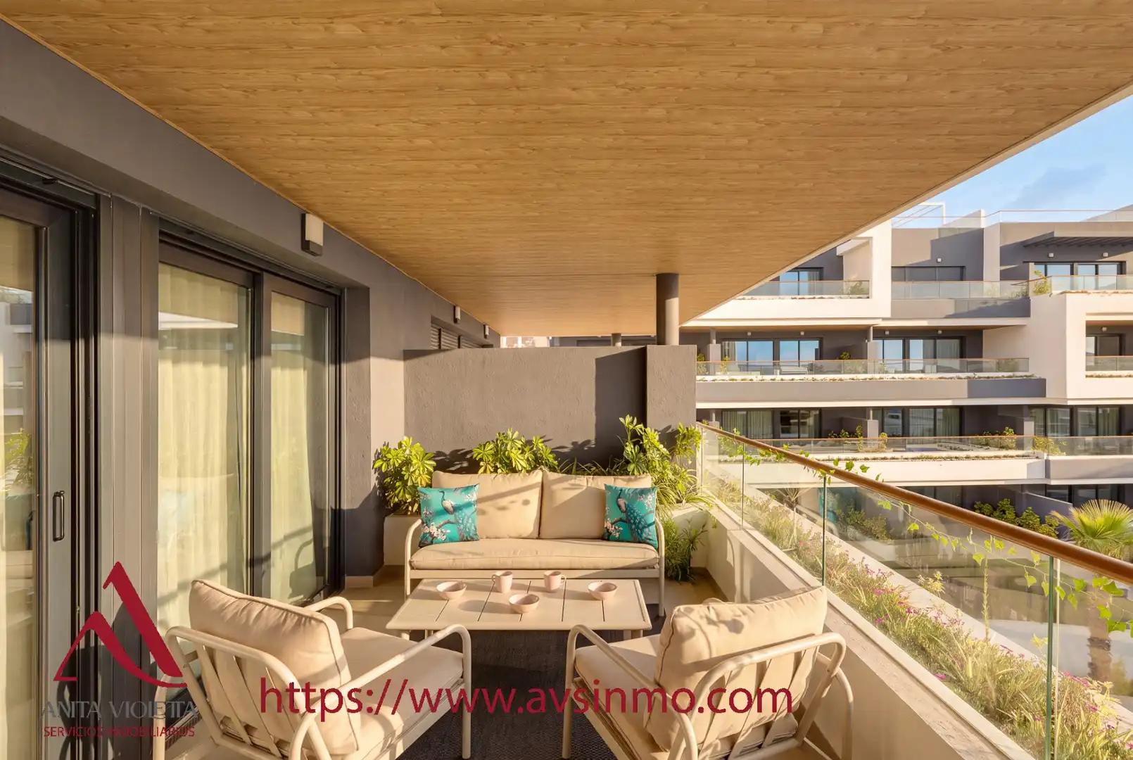 Terrace of Apartments for rent in Torrevieja  with Air Conditioner, Heating and Terrace