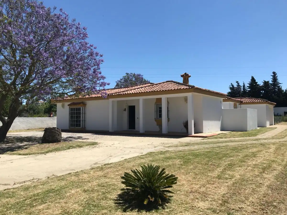 Vista exterior de Casa o chalet de alquiler en Conil de la Frontera con Aire acondicionado, Terraza y Amueblado