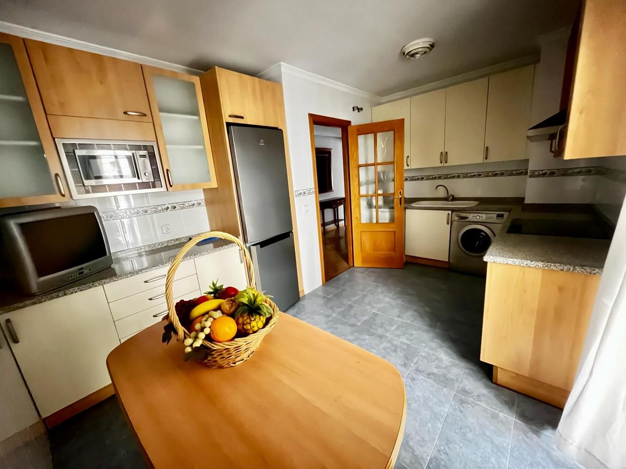 Kitchen of Flat for sale in Tarancón  with Parquet flooring, Terrace and Storage room