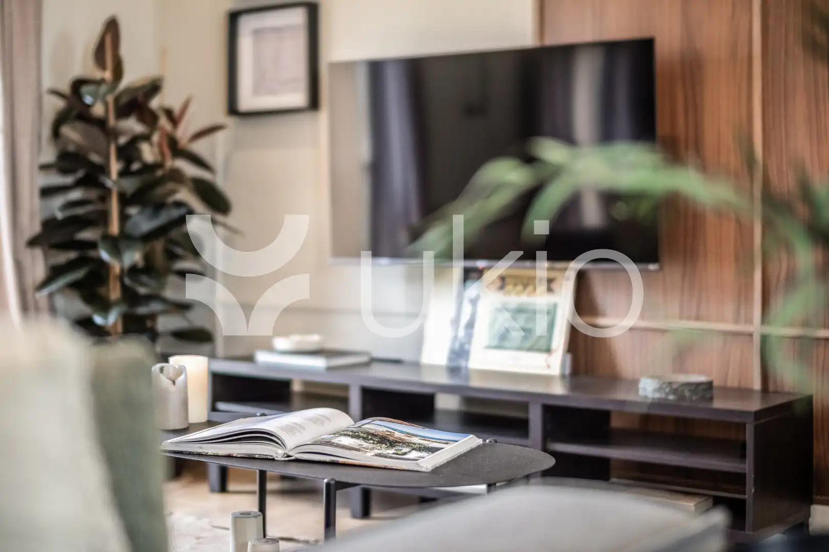Sala de estar de Apartamento de alquiler en Madrid con Aire acondicionado, Calefacción y Amueblado