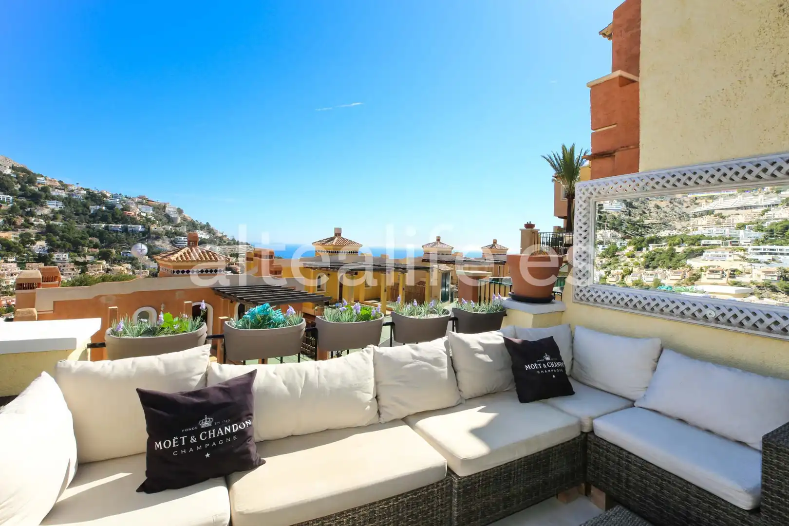 Terrace of Houses for sale in Altea  with Air Conditioner, Private garden and Terrace
