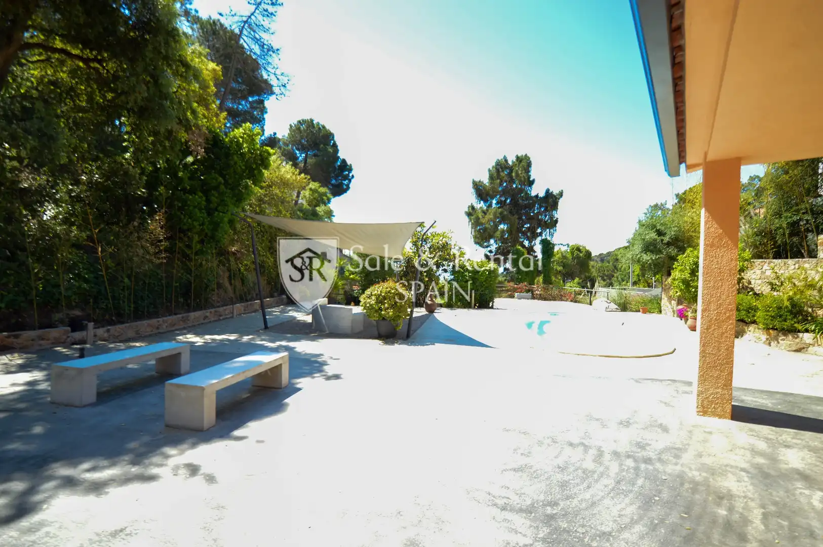Terrassa de Casa o xalet en venda en Lloret de Mar amb Aire condicionat, Jardí privat i Terrassa