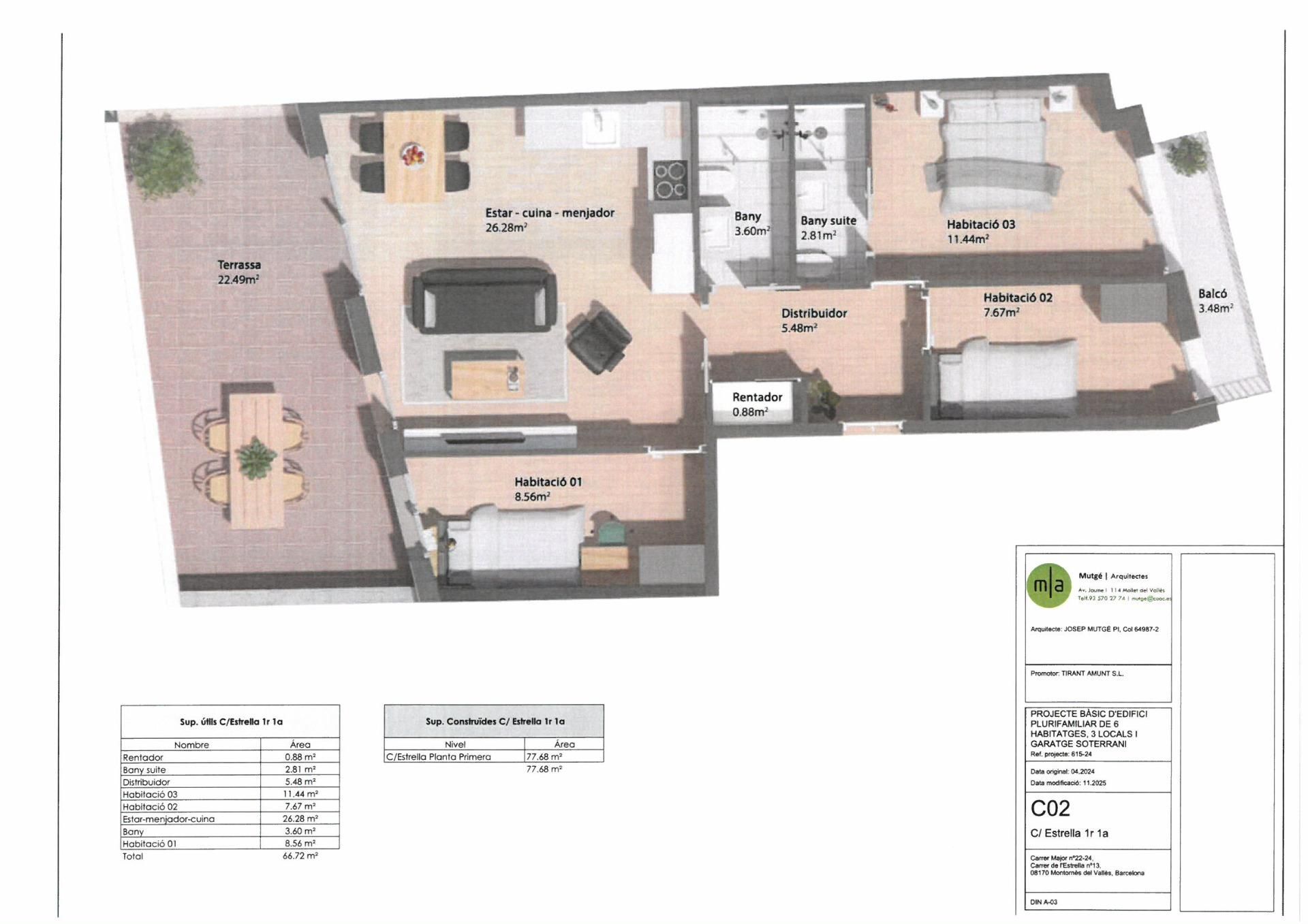 Pis en venda en Montornès del Vallès amb Terrassa i Balcó