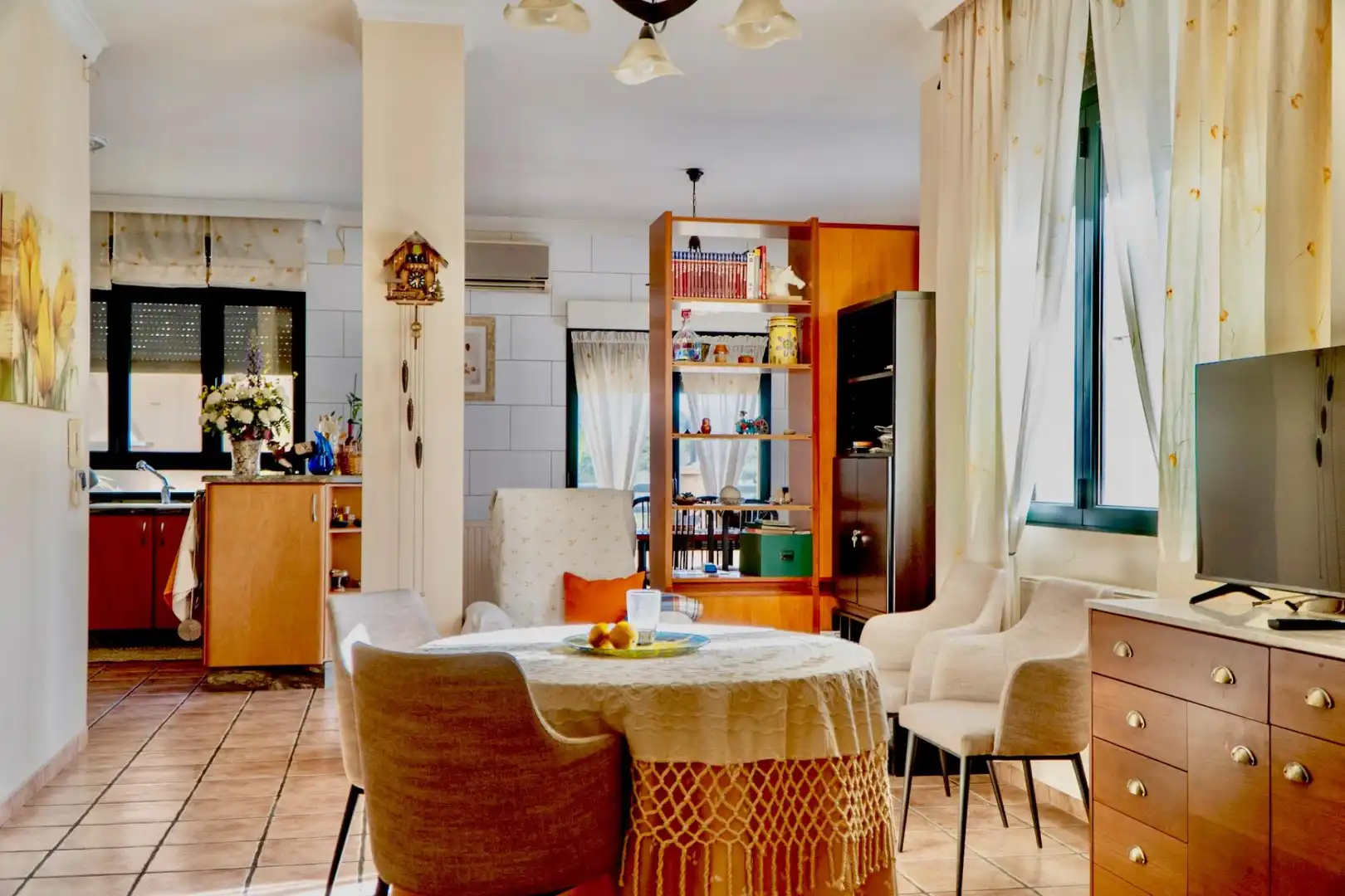Dining room of Houses for sale in Cocentaina  with Heating, Private garden and Parquet flooring