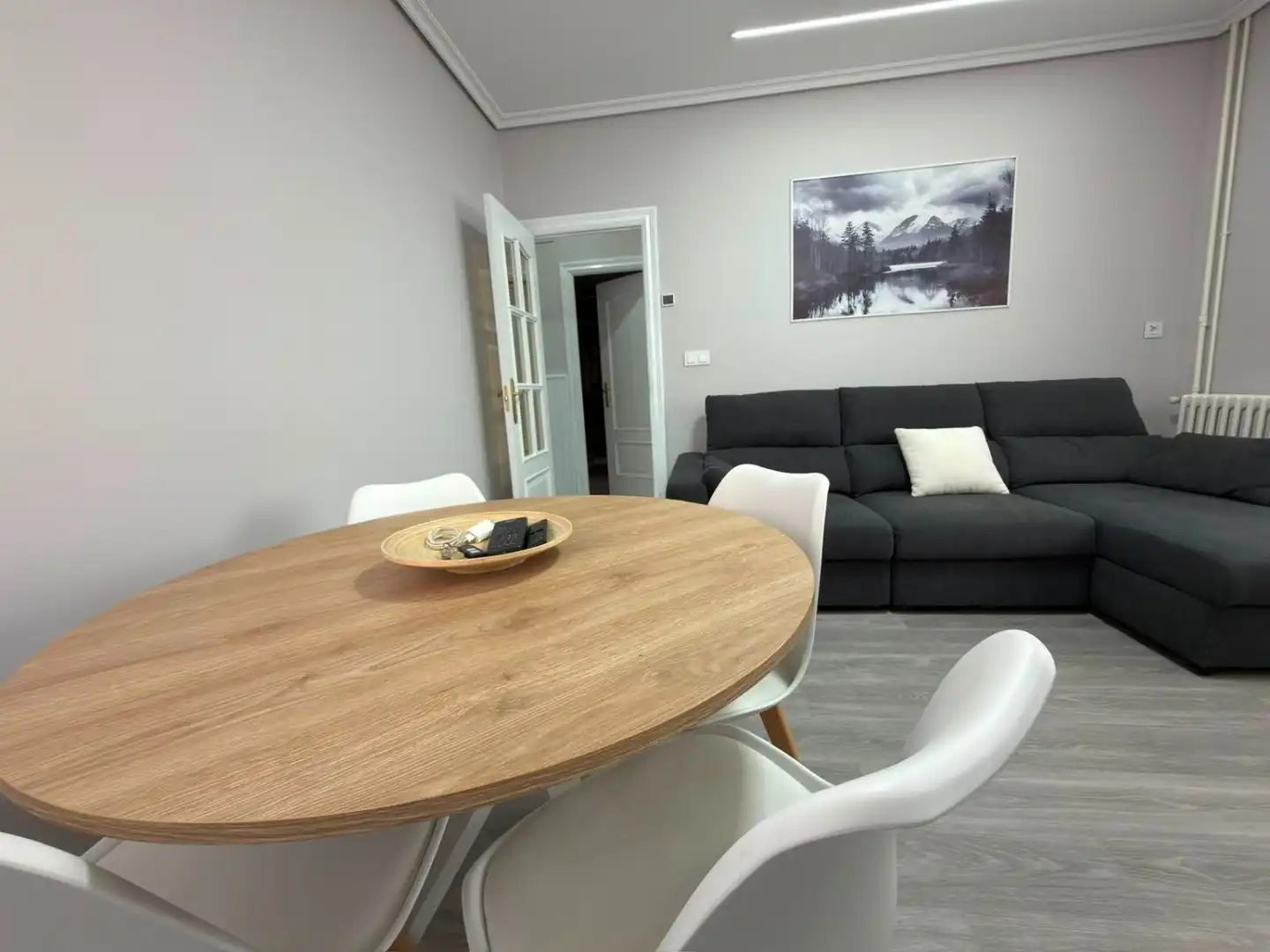 Living room of Houses for rent in Palencia  with Heating, Terrace and Storage room