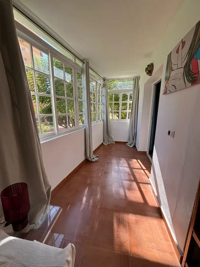 Terrassa de Apartament de lloguer en Torremolinos amb Moblat i Piscina comunitària