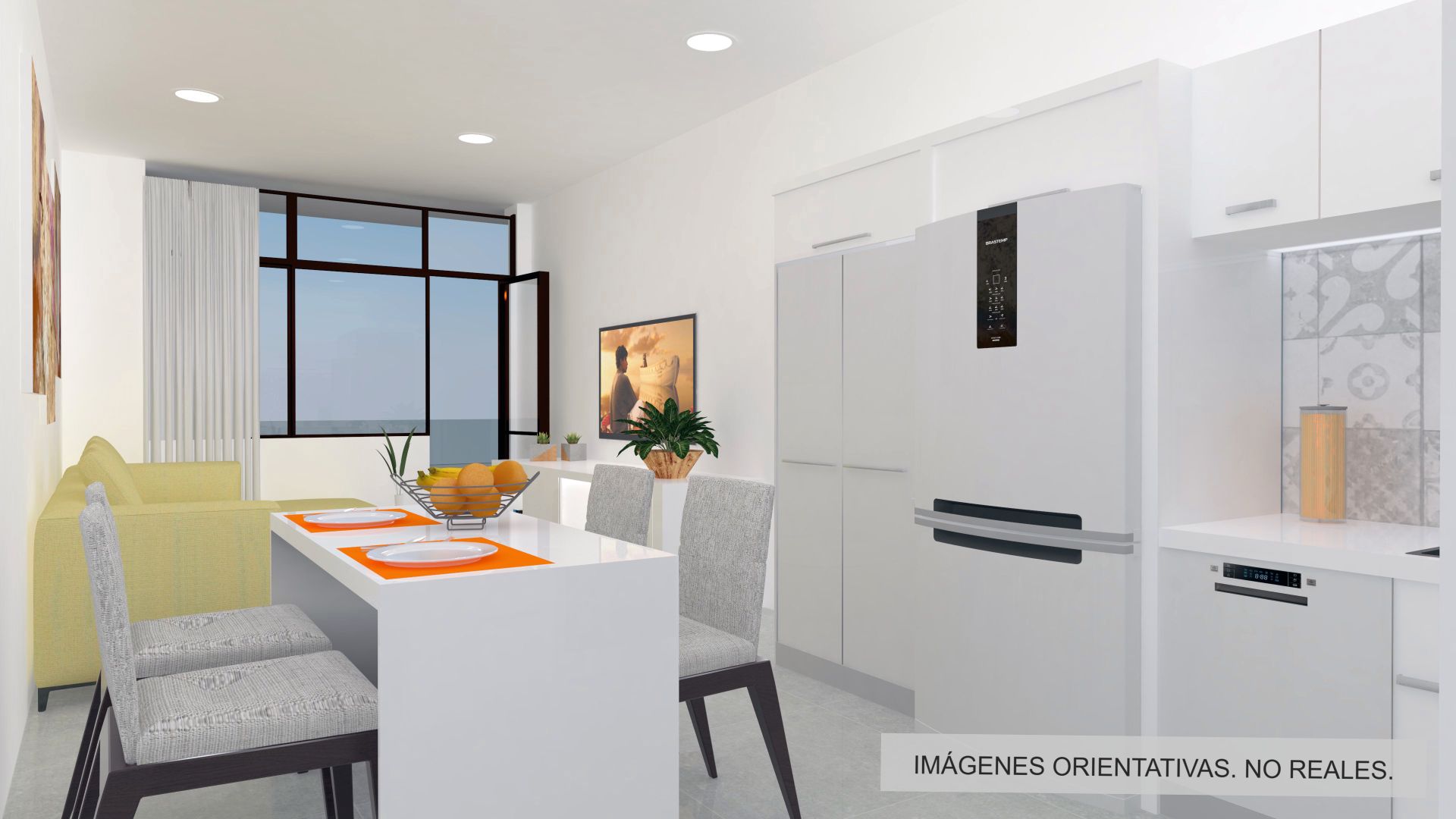 Kitchen of Flat for sale in Las Palmas de Gran Canaria  with Terrace, Oven and Washing machine