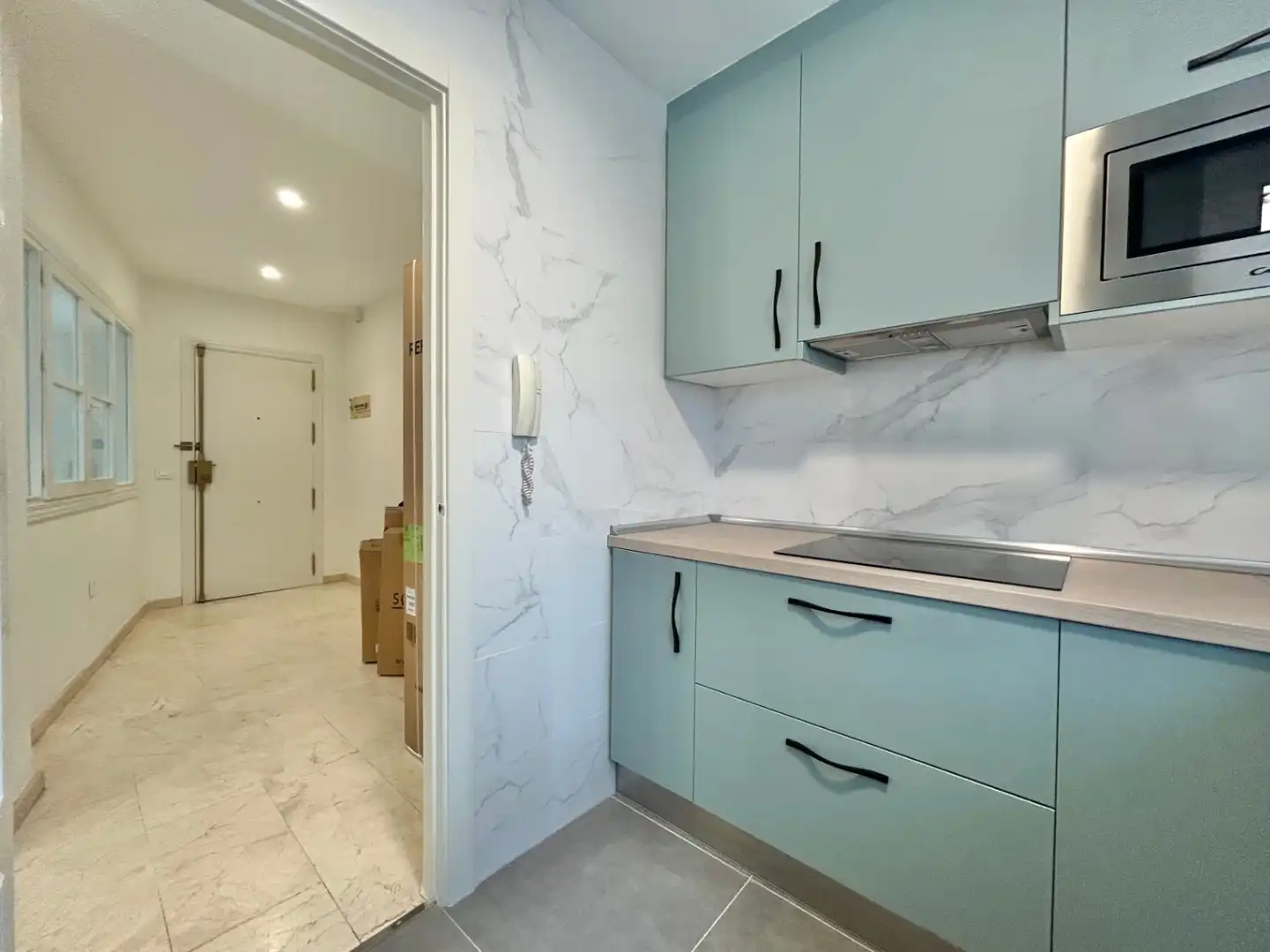 Kitchen of Apartments for sale in Málaga  with Air Conditioner, Heating and Furnished