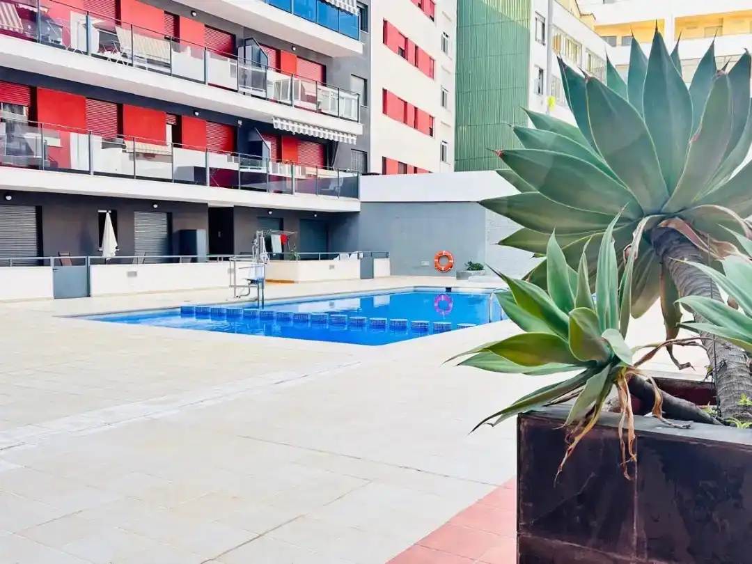 Schwimmbecken von Wohnung zur Miete in Zona Papa Luna - Platja del Gurugú