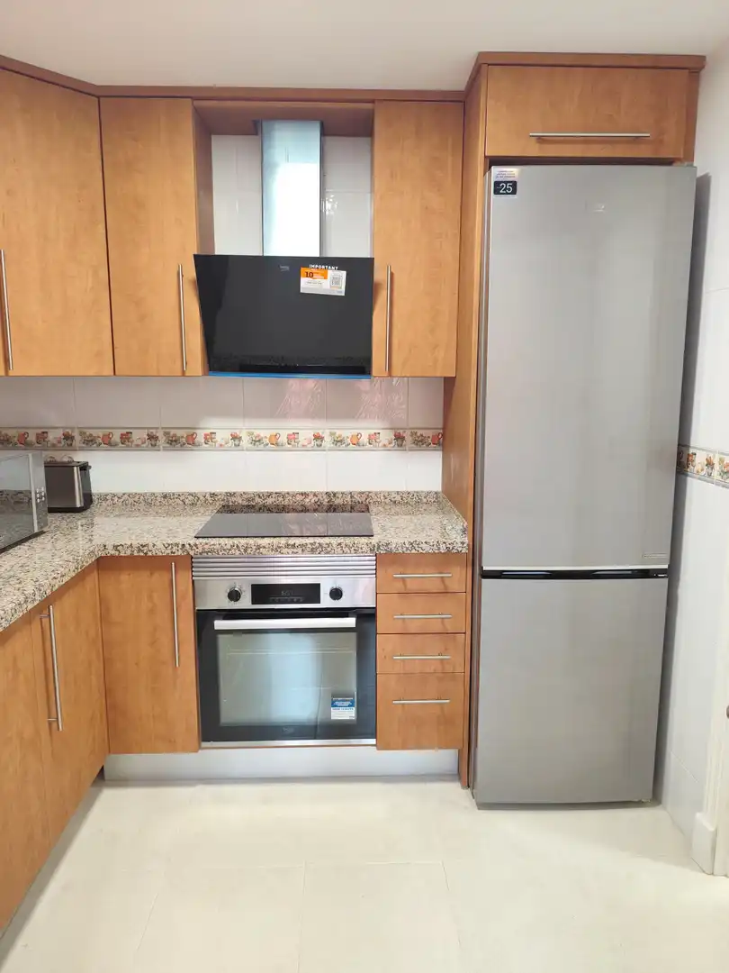 Cuina de Apartament en venda en Manilva amb Aire condicionat, Terrassa i Piscina
