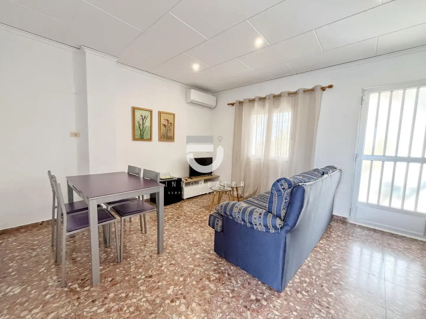 Wohnzimmer von Haus oder Chalet zum Verkauf in Oliva mit Klimaanlage, Heizung und Terrasse