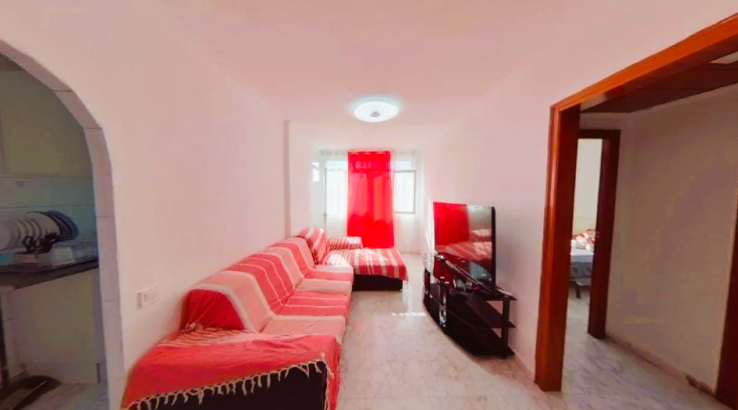 Living room of Flat for sale in Badalona