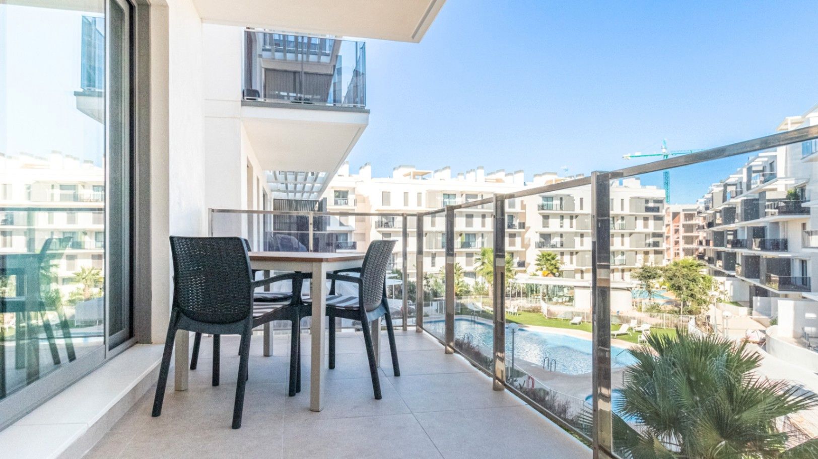 Terrassa de Apartament en venda en Dénia amb Aire condicionat, Calefacció i Jardí privat