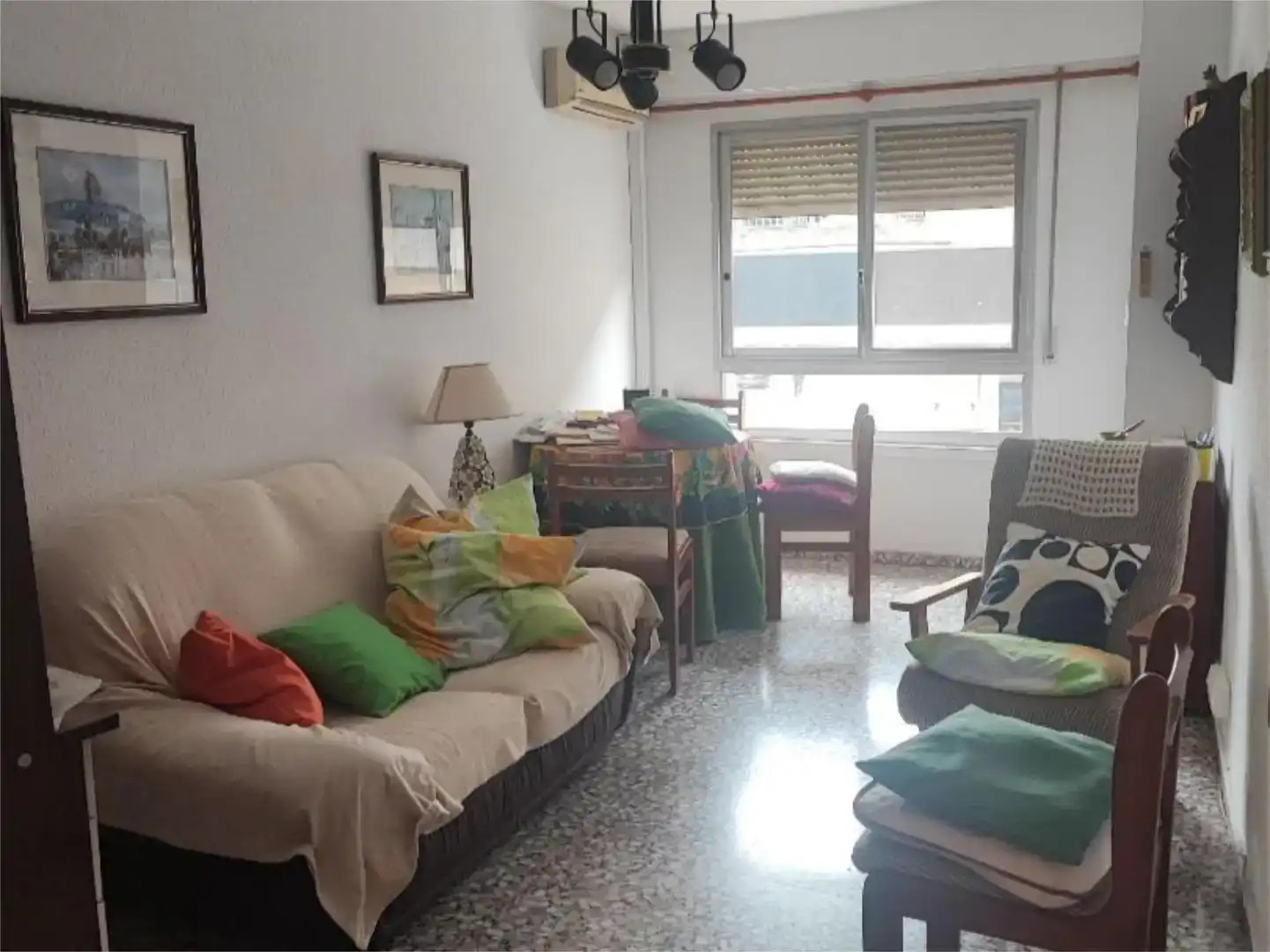 Sala de estar de Piso en venta en Gandia con Aire acondicionado, Terraza y Balcón