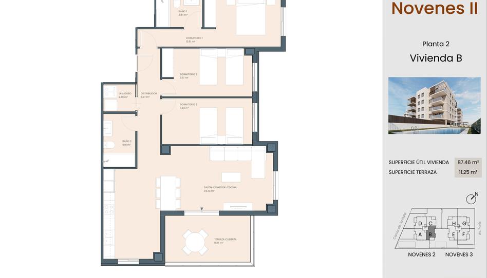 Photo 1 of Flat for sale in Avinguda París, 4, Piscinas, Castellón