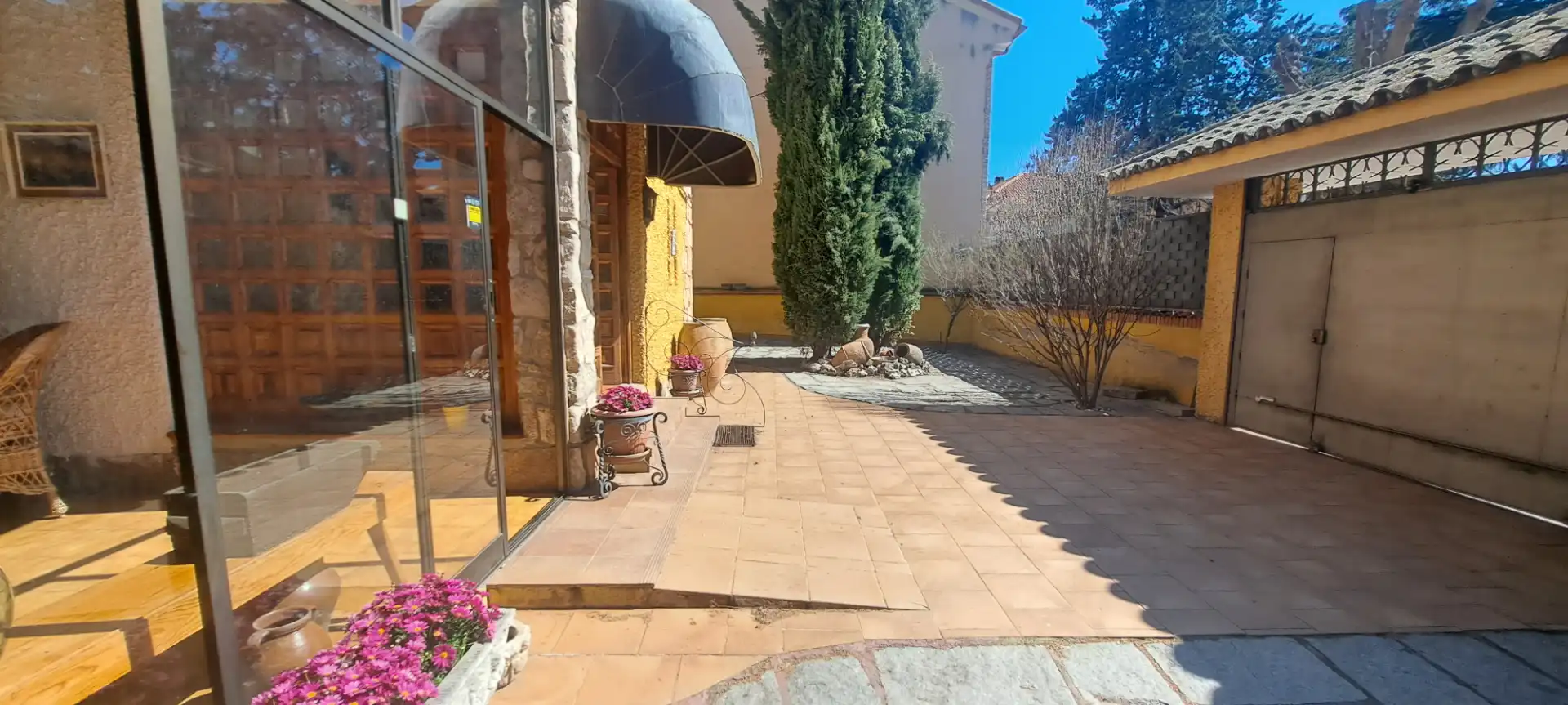 Terrassa de Casa o xalet en venda en Talamanca de Jarama amb Calefacció, Jardí privat i Forn