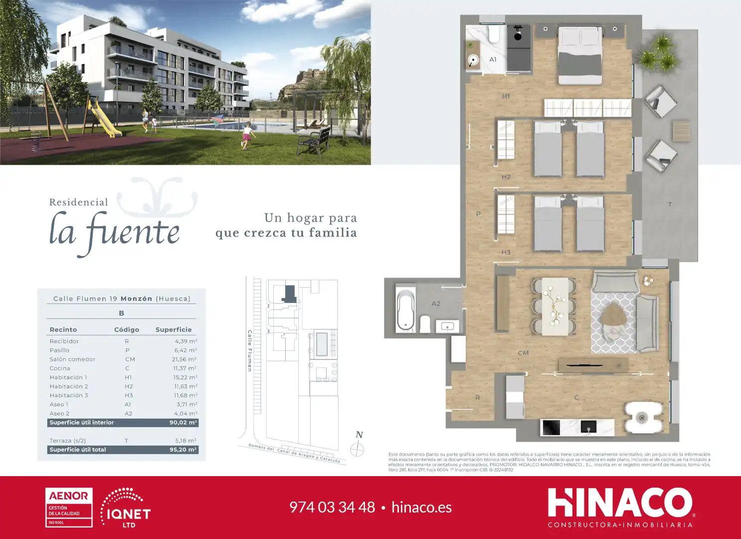 Piso en venta en Calle Río Flumen, 25, Monzón