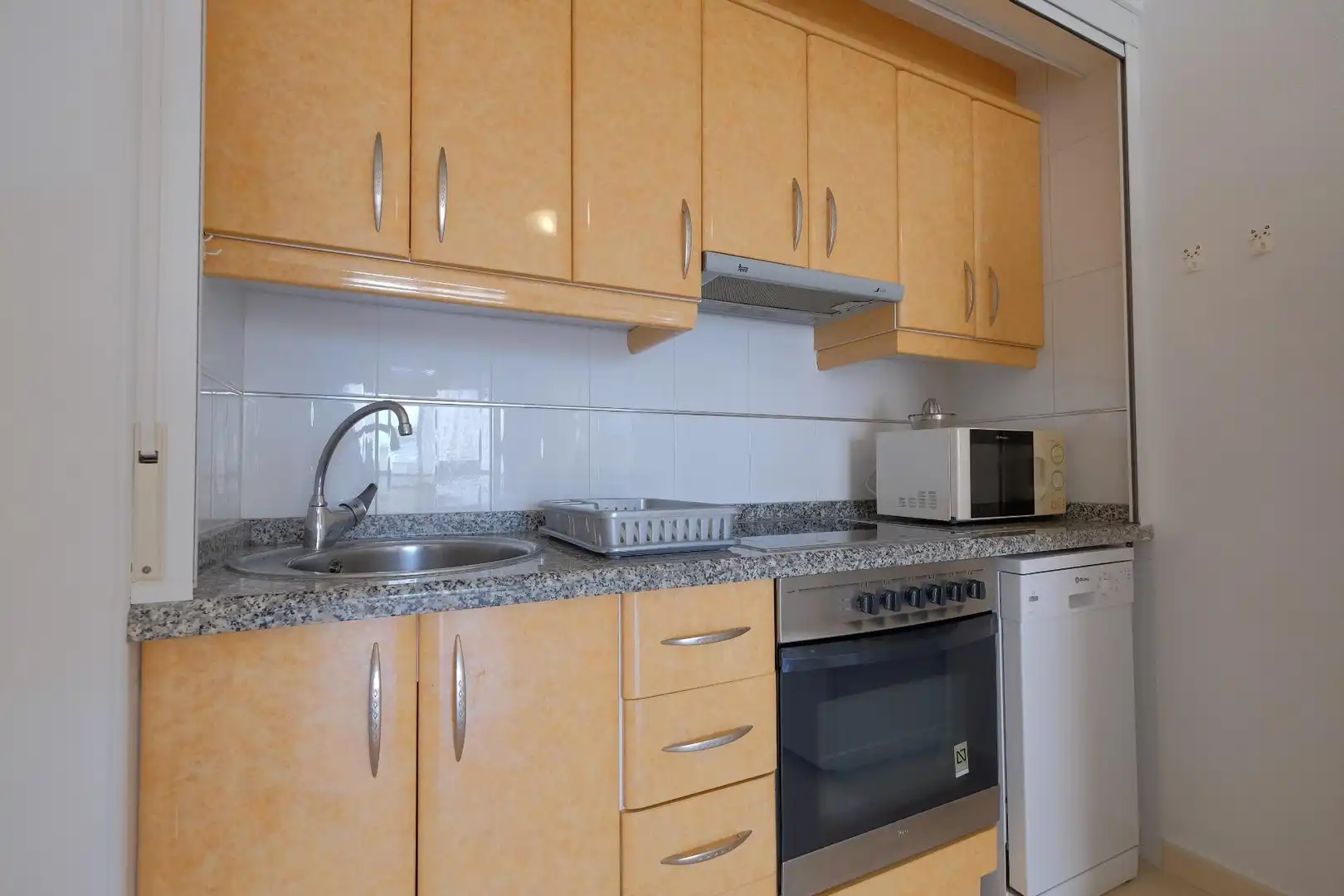 Cocina de Apartamento en venta en Calpe / Calp con Calefacción y Piscina