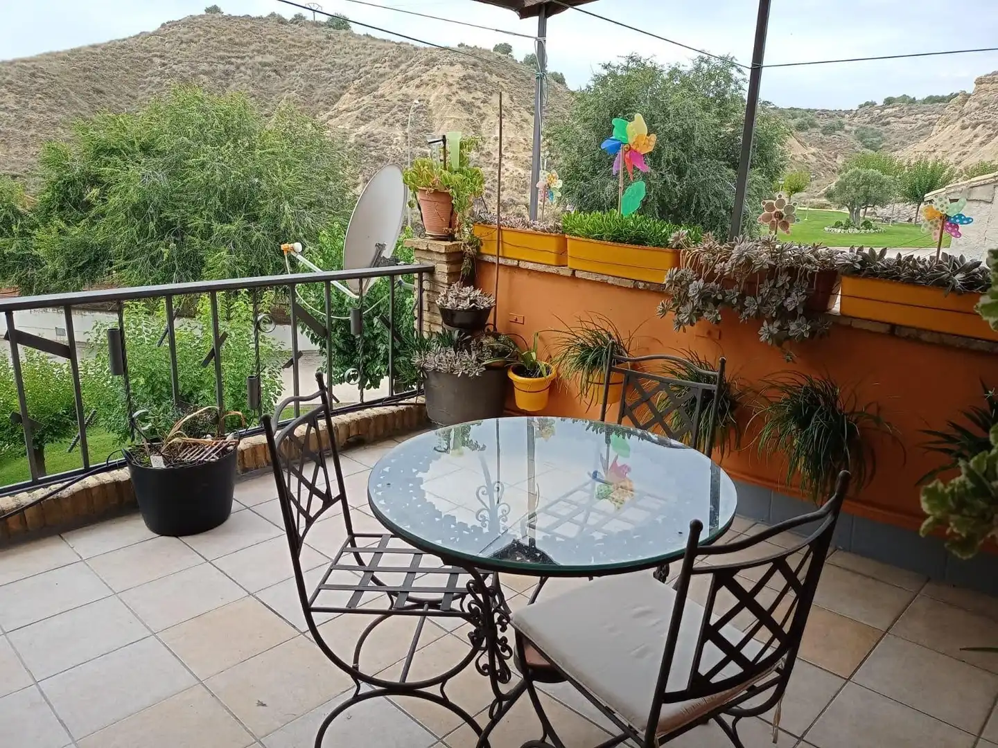 Terraza de Casa adosada en venta en Lanaja con Aire acondicionado y Calefacción