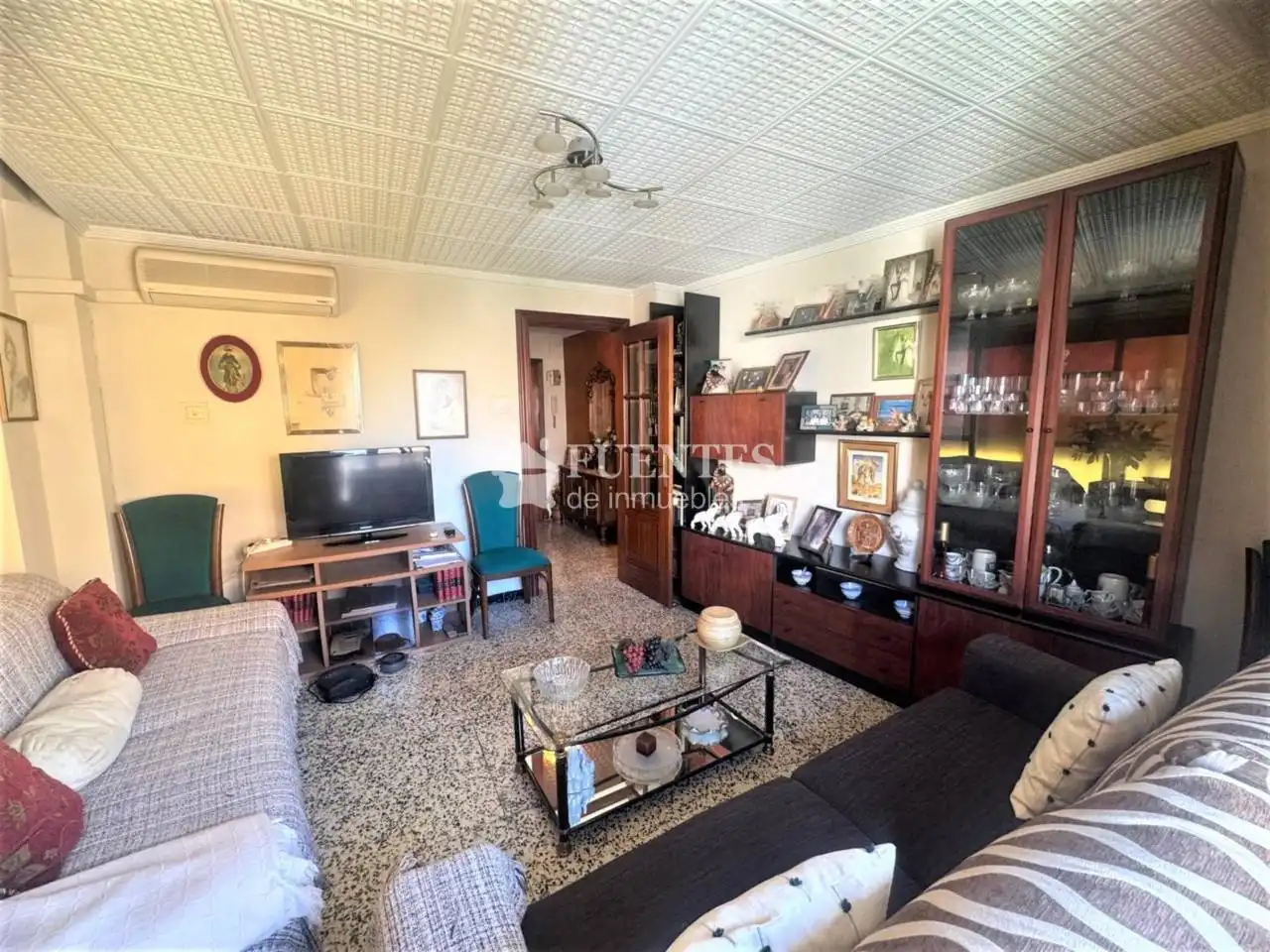 Sala d'estar de Pis en venda en Alicante / Alacant amb Aire condicionat i Balcó