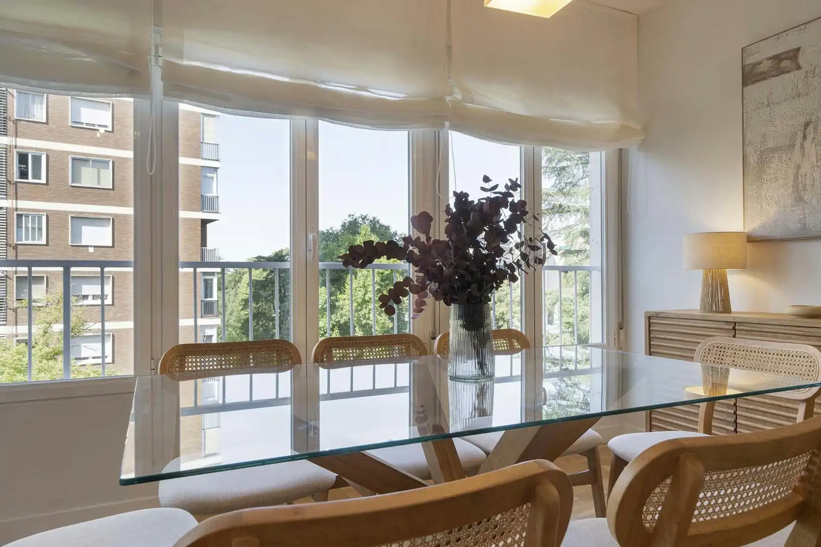 Dining room of Flat for rent in Madrid