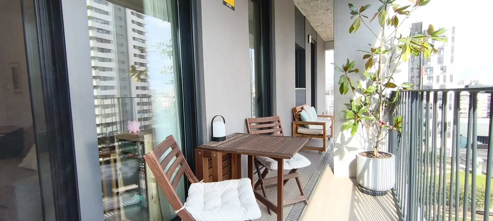 Terraza de Piso en venta en L'Hospitalet de Llobregat con Aire acondicionado, Calefacción y Parquet