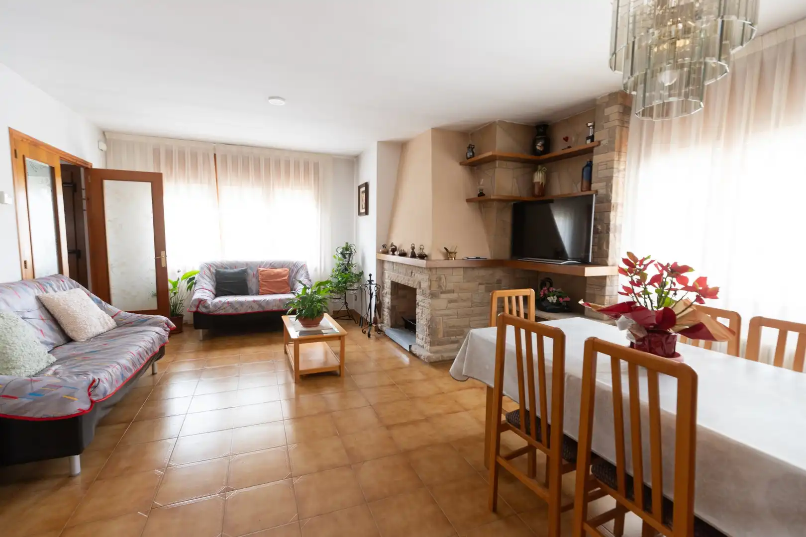 Living room of Houses for sale in Seva  with Heating, Terrace and Storage room