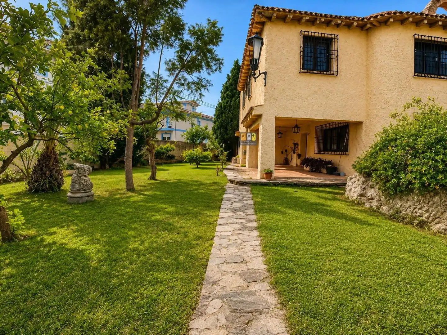 Garten von Haus oder Chalet zum Verkauf in Polop mit Heizung, Privatgarten und Terrasse