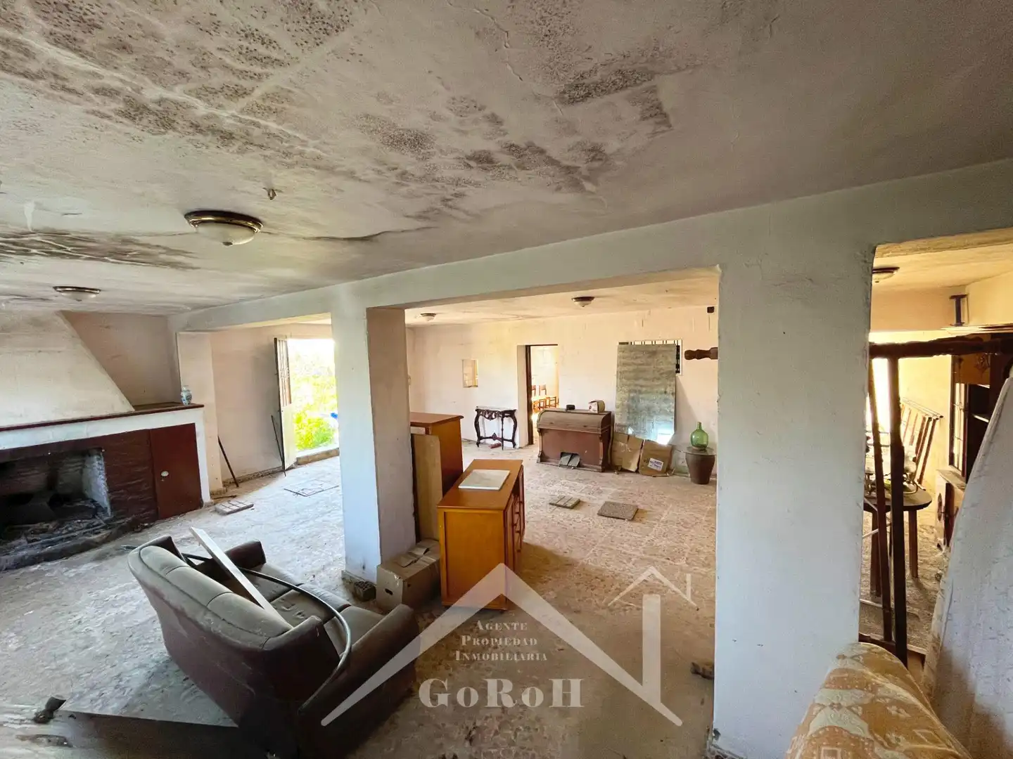 Sala de estar de Casa adosada en venta en Villaverde del Río