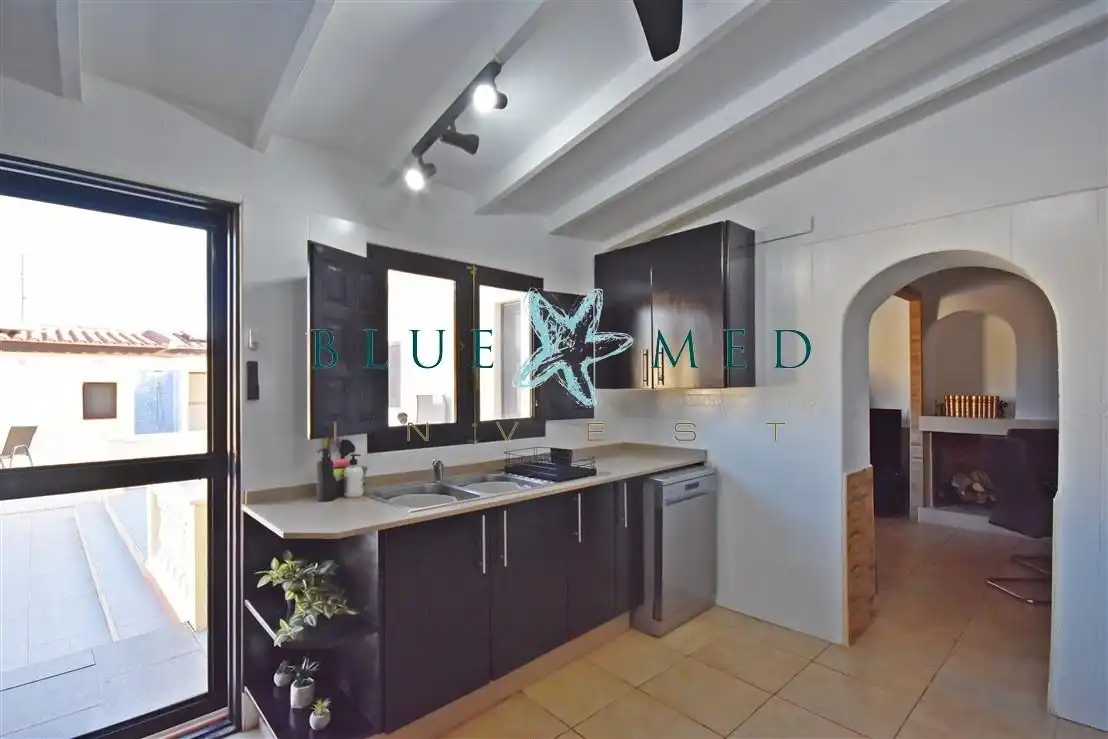 Cocina de Casa o chalet en venta en Fuente Álamo de Murcia con Aire acondicionado, Calefacción y Terraza
