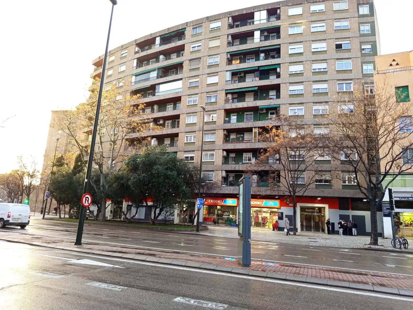 Exterior view of Flat for sale in Zaragoza  with Heating, Terrace and Balcony