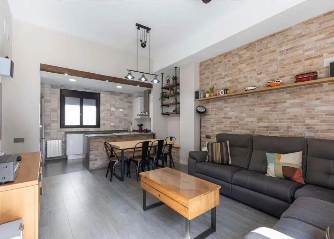 Sala de estar de Casa adosada en venta en Valencia con Aire acondicionado, Jardín privado y Terraza