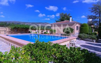 Exterior view of Country house for sale in Ibi  with Terrace, Storage room and Swimming Pool