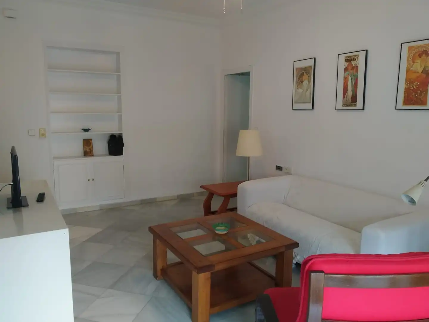Living room of Flat for rent in Málaga  with Furnished