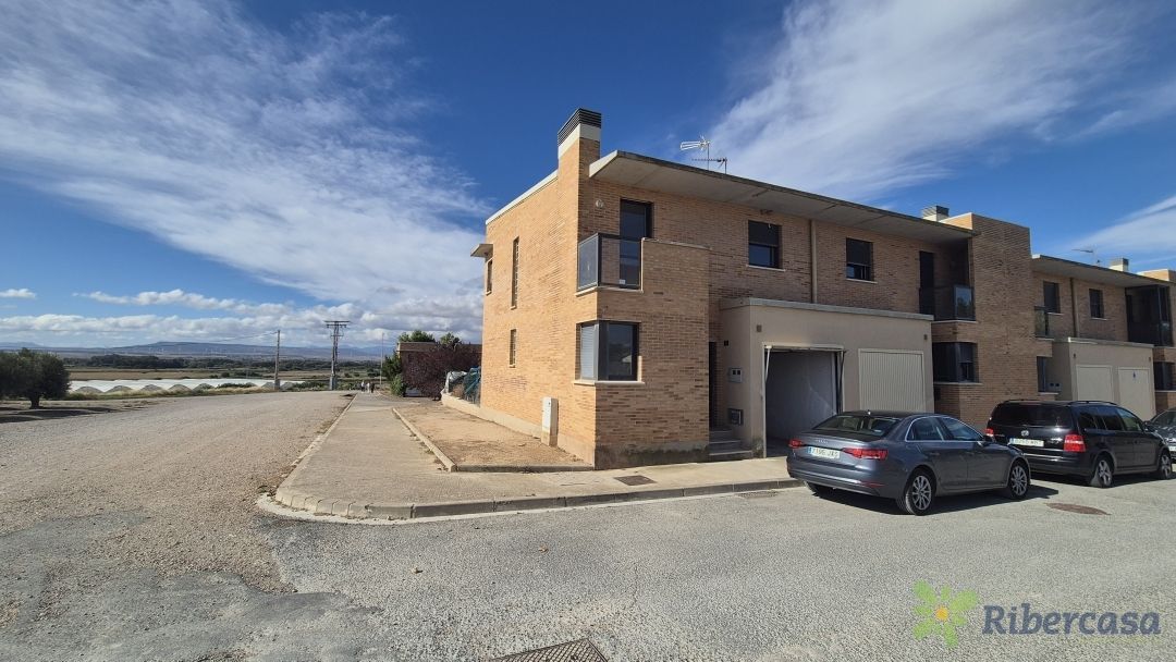 Exterior view of House or chalet for sale in Fustiñana