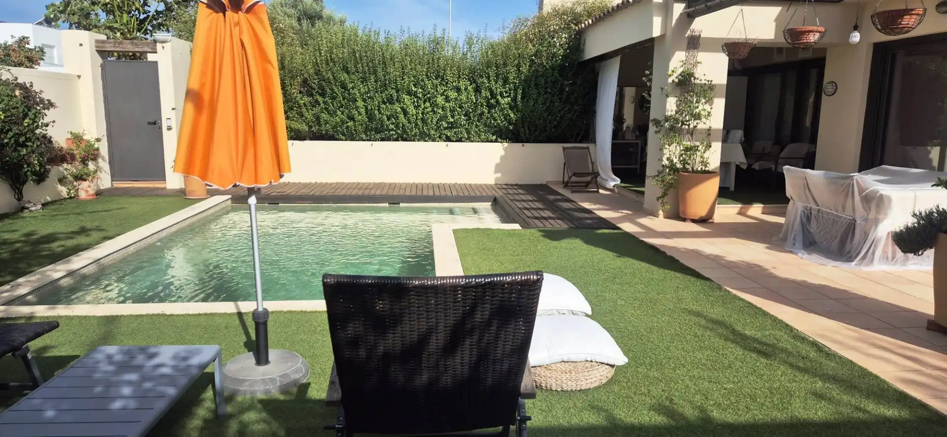 Terraza de Casa adosada en venta en Puerto Real con Aire acondicionado, Jardín privado y Parquet