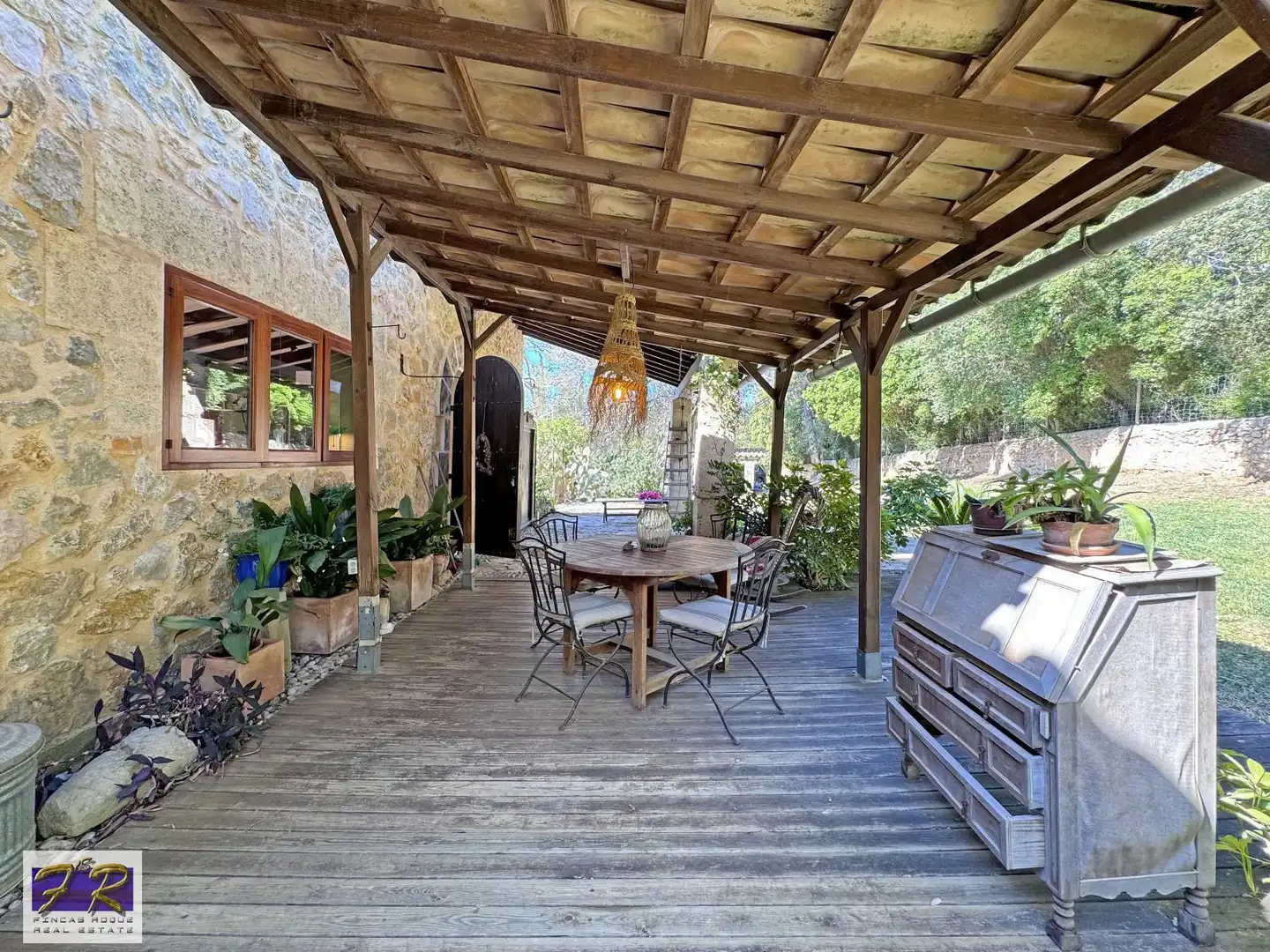 Terraza de Finca rústica en venta en Búger con Aire acondicionado, Terraza y Trastero